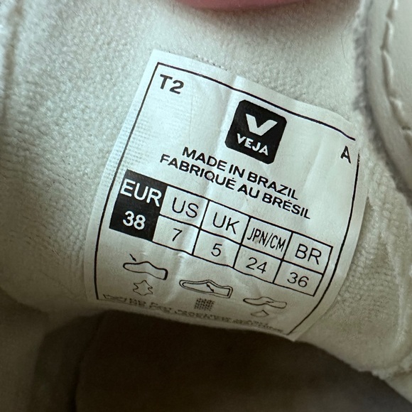 VEJA Esplar White/Rose Gold Sneakers [S6566] - Picture 11 of 11